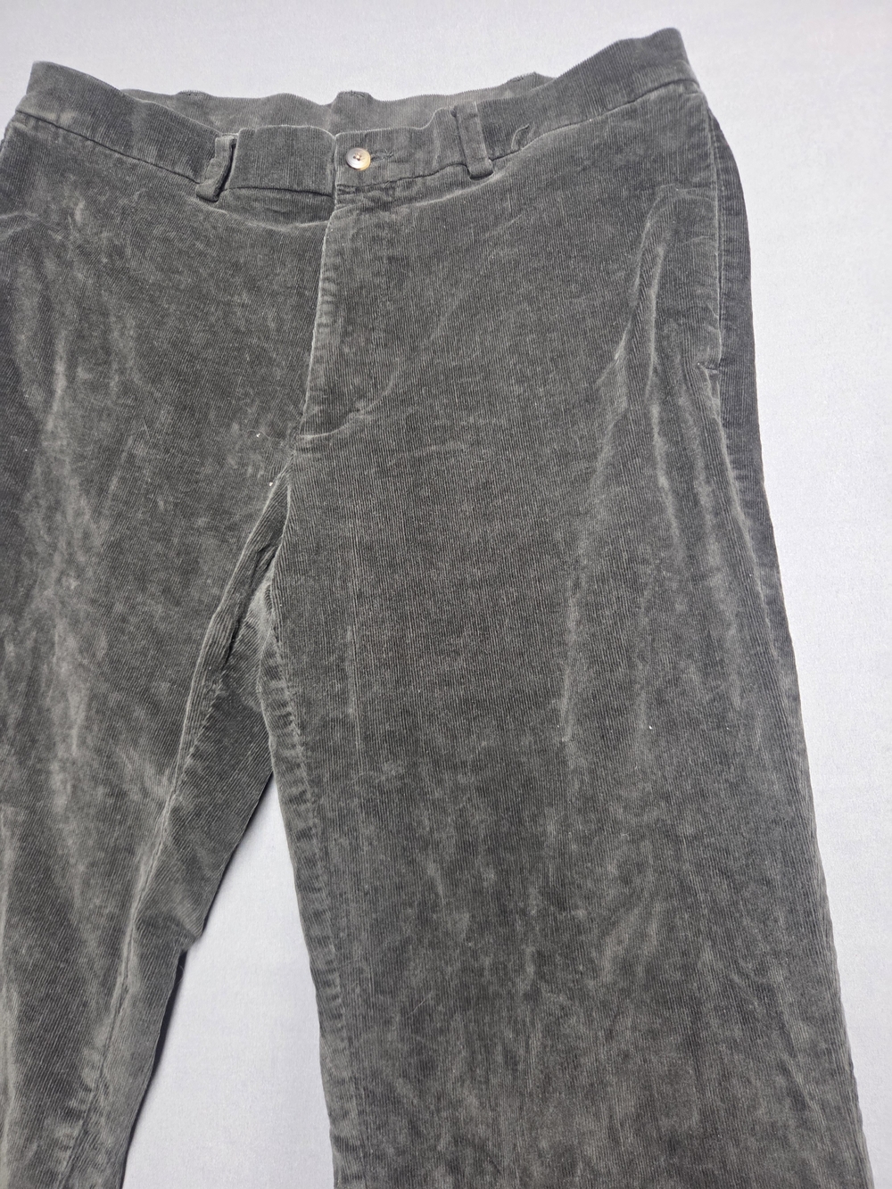 Kenneth Cole Charcoal Grey Corduroy Pants Men's Size 36x30 Stretch